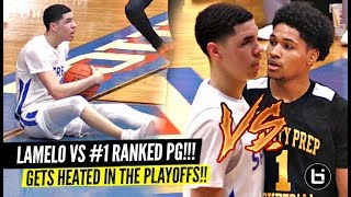 LaMelo Ball vs #1 RANKED PG GETS HEATED!!! Melo Gets TESTED!?!? Spire ANOTHER FI