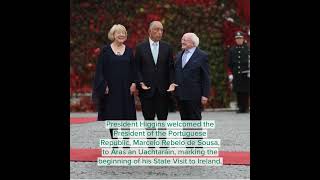 The visit of the President of the Portuguese Republic, Marcelo Rebelo de Sousa to Ireland.