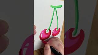 Cherries #satisfying #satisfyingvideo #art