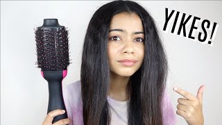 REVLON ONE STEP DRYER WITH \u0026 WITHOUT STRAIGHTENER - HUMIDITY WEAR TEST