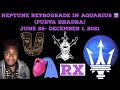 Neptune Retrograde in Aquarius ♒️ (Purva Bhadra Nakshatra)- Wake Up!Daydreaming Through Life Goals?