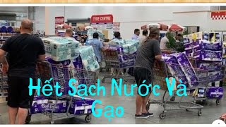 Vlog 930 ll TÌNH HÌNH CHỢ COSTCO Ở Thành Phố Chicago MỸ HẾT SẠCH NƯỚC, GẠO VÀ KHĂN GIẤY