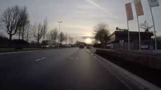 De rondweg van Nijmegen, december 2014 (4K video, 2160p).