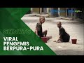 Viral Video Seorang Pengemis Berpura-pura Lumpuh Tak Bisa Jalan, Mengelak saat Diamankan oleh Dinsos