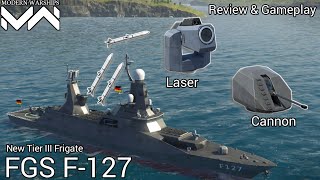 FGS F127 - New Battle Pass Ship for may - Modern Warships Alpha Test