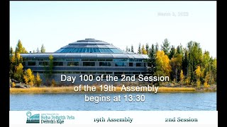 19TH ASSEMBLY 2nd SESSION, DAY 100