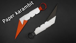 Paper karambit knife | How to make paper karambit knife | Origami karambit