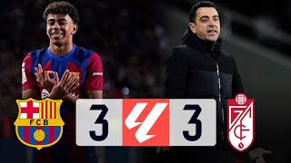 Barcelona vs Granada [3-3], La Liga 2023/24 - MATCH REVIEW