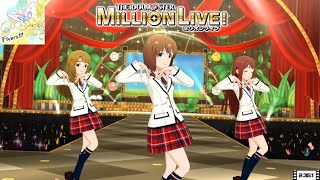 【ミリシタMVシネスコ】Flyers!!! (田中琴葉,萩原雪歩,永吉昴,矢吹可奈,宮尾美也:Kirameki Serenade) 制服シリーズ　【アイマスChatGPT作成オリジナルユニット】