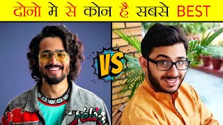 Carryminati VS BB Ki Vines | Bhuvan Bam Vs Ajey Nagar | Who Is Best 🤨 | Amazing Facts #shorts #short