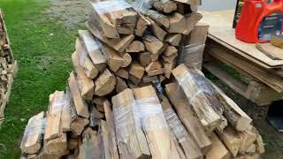 Firewood in Every Stage of Processing Buck split stack repeat !