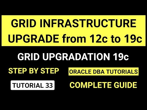 Upgrade grid infrastructure from 12c to 19c Grid upgradation step by step guide