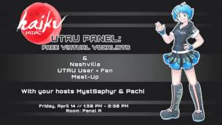 【Update】UTAU Panel and Meet-Up at MTAC 2017