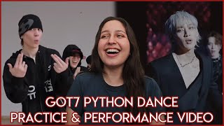 GOT7 'PYTHON' MV (Performance ver.) & Dance Practice (Husband ver.) | Artist Reacts