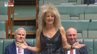 ‘Tina Ley-na Turner’: Sussan Ley promotes cancer foundation in parliament