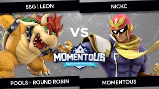 Momentous - SSG LeoN (Bowser) Vs. NickC (C. Falcon) - Pools - Round Robin