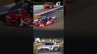 BMW M4 GT3 VS Mercedes AMG GT3 #shorts #bmw #m4gt3 #mercedes #amg #gt3