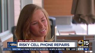 Kiosk phone repairs can be risky