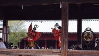 Traditional Dance Performance at Shizuoka Sengen Shrine, April Festival 2012