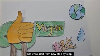 (사)세계환경산업교육진흥원 제1회 환경 영상 공모전 수상작-'The answer is Vegan' 우수상