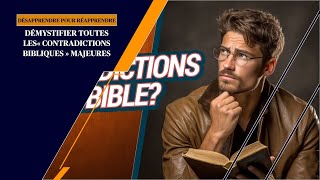 DÉSAPPRENDRE POUR RÉAPPRENDRE: Comment demystifier les “contradictions majeurs” de la Bible?