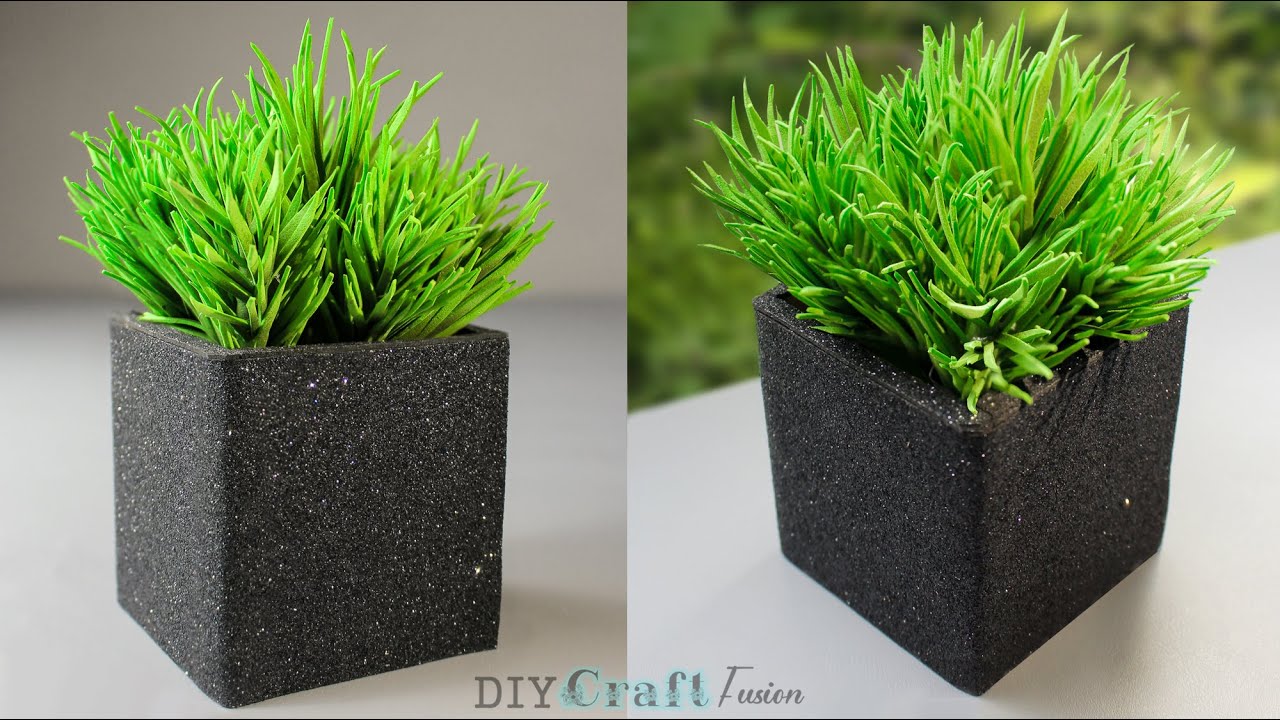 How To Make Artificial Plant For Home Decoration Diy Fake Indoor