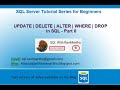 UPDATE | DELETE | WHERE | ALTER | DROP in SQL | SELECT|INSERT | CREATE | ADD Column | Alter datatype