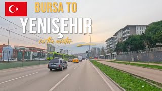 Driving in Türkiye 🇹🇷 from Bursa to Yenişehir in December 2023.