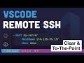 SSH Remote development with VSCode