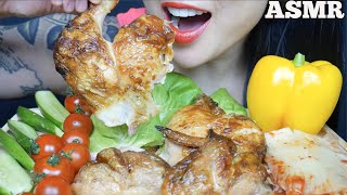 ASMR ROTISSERIE CHICKEN + VEGGIES (EATING SOUNDS) | SAS-ASMR