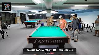 ROLAND GARCIA vs MICHAEL X44 FELICIANO (PAREHAS) RACE 19 @KZ BILLIARD HALL BACLARAN.