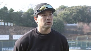 「新鮮な気持ちですね」巨人・田中将大投手がジャイアンツ球場で移籍後初の自主トレ　元楽天・ウィーラー打撃コーチと談笑も