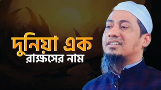 দুনিয়া এক রাক্ষসের নাম! মাওলানা আনিসুর রহমান আশরাফী