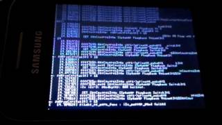 GT-S5367 Console Framebuffer (kernel boot dmesg)