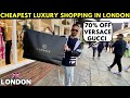 Best Place For Luxury Shopping In London| Versace, Gucci| Bicester Village | The Muscular Tourist