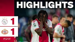 Highlights Ajax - PSV | KNVB Beker