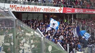 Auswärts-Support der HERTHA-Fans in Freiburg!