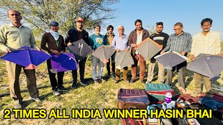 2 Time All India Kite Tournament winner Hasin ustad Rampur | kite fighting competition | kite flying