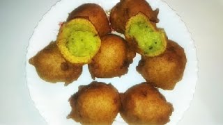 ಆಲೂಗಡ್ಡೆ ಬೋಂಡಾ - Aloo bonda - Alugadde bonda - Potato bonda - Batata vada