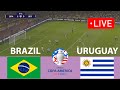 🔴BRAZIL vs URUGUAY LIVE FOOTBALL MATCH | CUPA AMERICA 2024 I Brazil Football Live I eFootball Pes 21