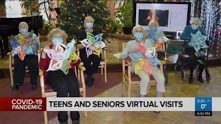 Teens keeping seniors company with virtual visits