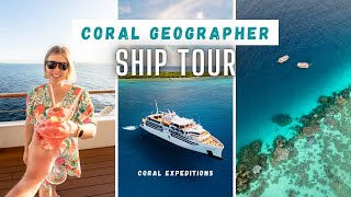 CORAL GEOGRAPHER SHIP TOUR - Full Review of Coral Expeditions' Epic Luxury Vessel