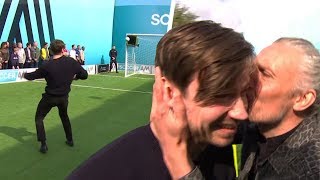 Jimmy Bullard kisses David Kross after he hits the top bin! | Soccer AM Pro AM