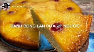 BÁNH BÔNG LAN DỨA ÚP NGƯỢC