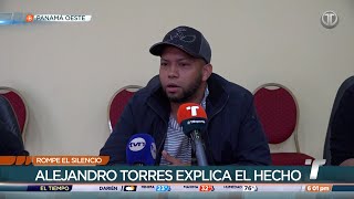 Cantante Alejandro Torres rompe el silencio sobre accidente de tránsito