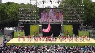 にっぽんど真ん中祭り２０１７　本祭２日目。【よつ葉ハッピーダンスクラブジュニア】／メイン会場