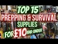 TOP 15 Prepping and Survival items for UNDER £10 | UK Preppers