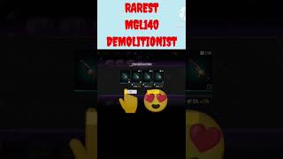 I Got Most 😱 Rare MGL140 Demolitionist Gun Skin Free Fire Max #shorts