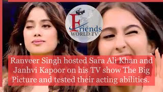 Ranveer Singh tests Janhvi Kapoor, Sara Ali Khan’s acting abilities: 'What is this?'