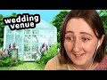 i built my dream wedding venue in the sims